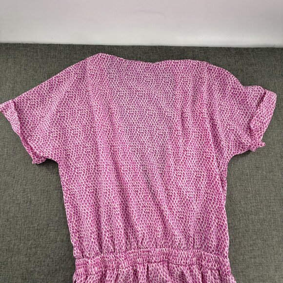 Bar III Romper Shorts Medium Polyester Fuschia Lightweight Relaxed Fit - Picture 12 of 14